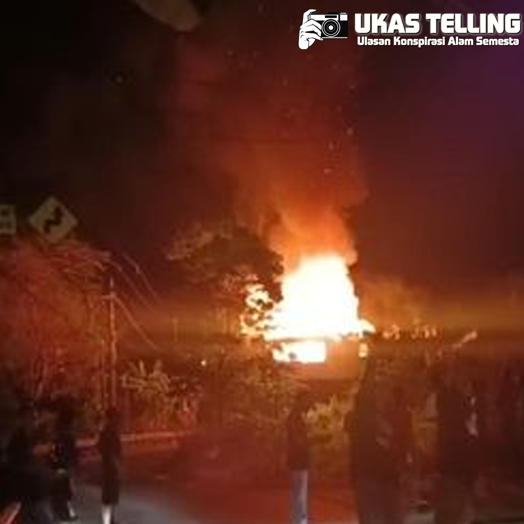 Kebakaran Pospol Ciceri Imbas Kericuhan, 3 Unit Rusak