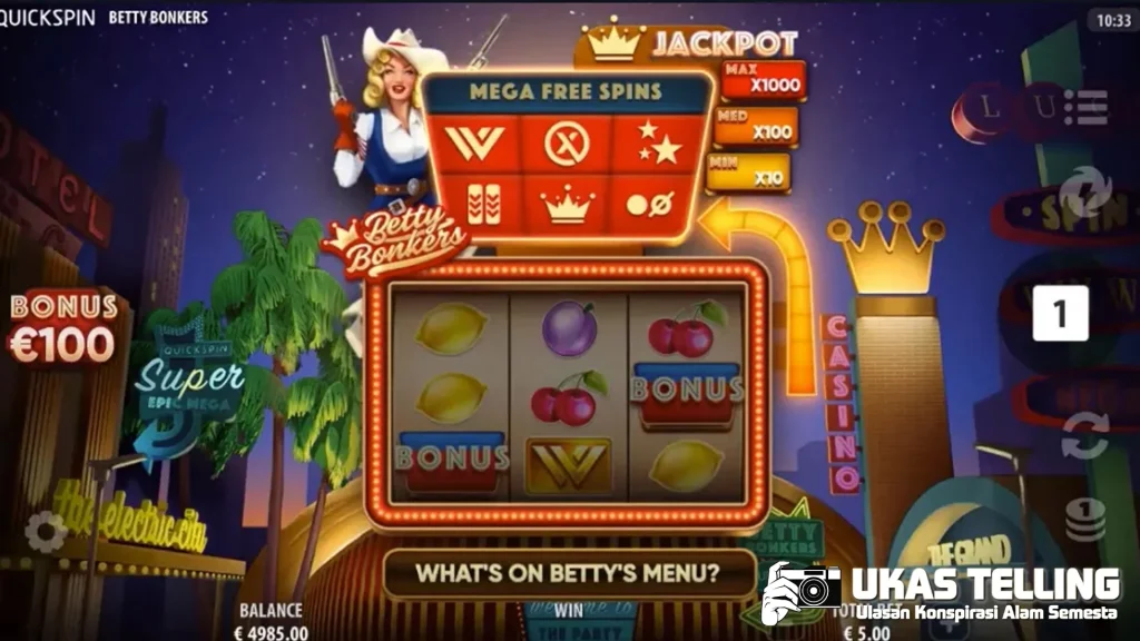 Vegas Betty Bonkers, 55 Kunci-Kunci Dunia Baru