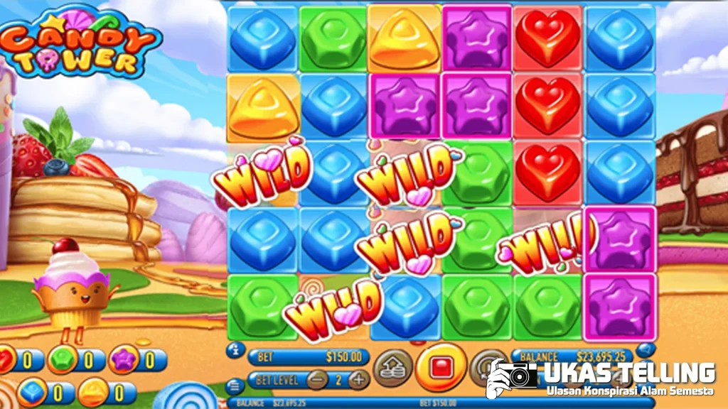 Candy Tower Keseimbangan 30 Menara Bertahan