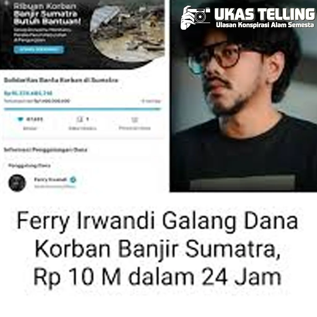 Ferry Irwandi Galang 10 Miliar untuk Korban Banjir Sumatra!