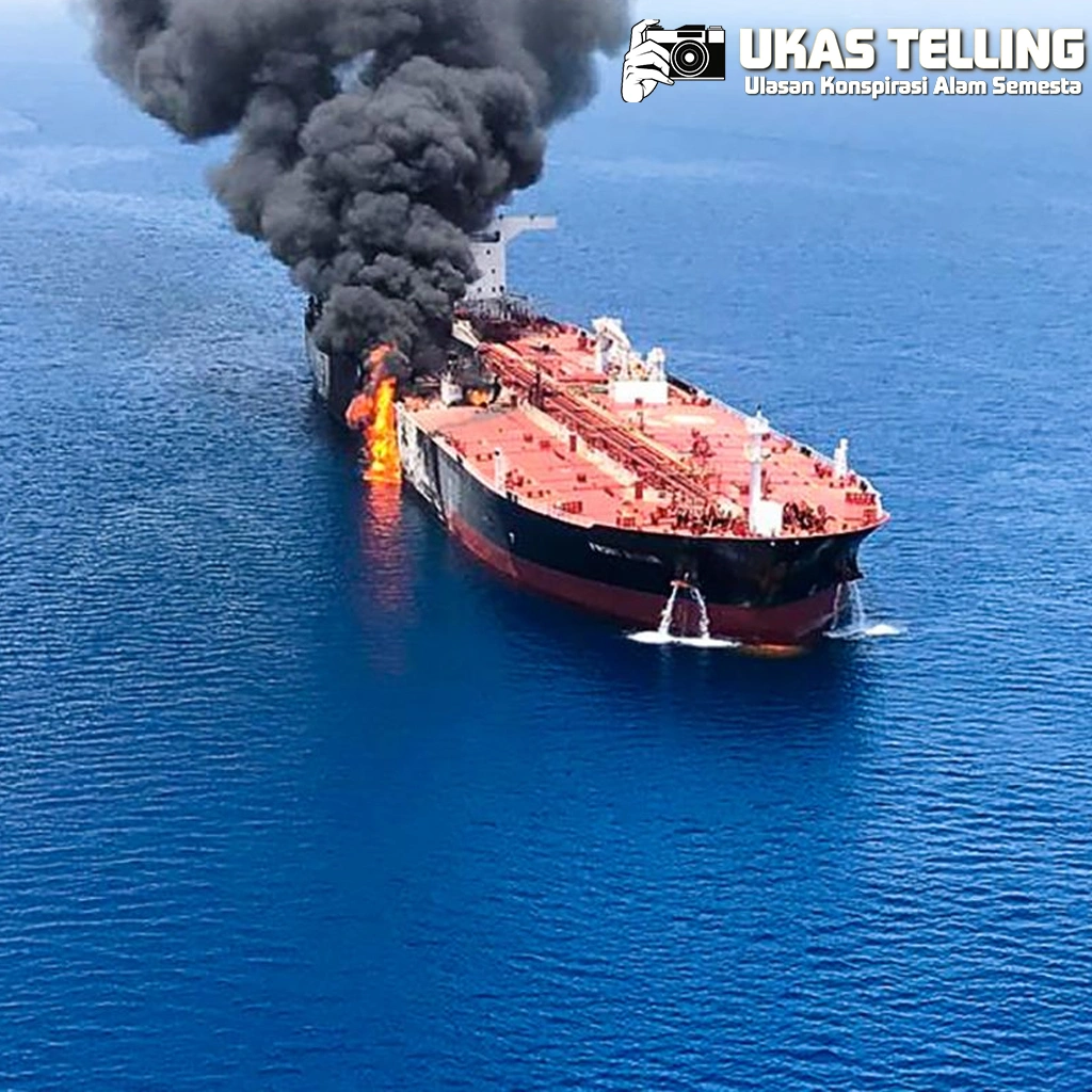 Drone Bawah Laut Iran Hantam 2 Kapal Minyak Penuh