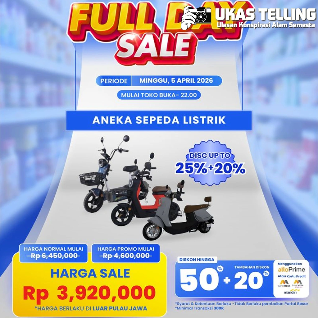 Sepeda Listrik Murah di 2 Transmart Full Day Sale